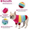 Dog Sweaters Girls Boys, Stretchy Turtleneck Pet Knitwear for Small Pets, Warm Fall Doggie Sweatwer, Clothes for Yorkie, Chihuahua, Teacup - 4 of 4