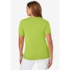 Jessica London Women's Plus Size Fine Gauge Crewneck Shell - 3 of 4