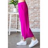 Women's Textured Palazzo Pants - First Love - 2 of 4