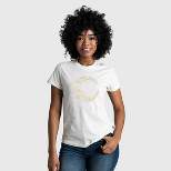 United By Blue Women's Organic Lunar Moon Short Sleeve Graphic T-Shirt - Bone White