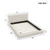 2-Pieces Bedroom Sets, Queen Size Upholstered Bed, Rectangular Footstool For 46 Inch Long-Cuddlewood - 4 of 4