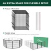 FXW Homeplus Indoor Dog Playpen - Stress-Free and Safe Play,Panels for Puppy and Small Dogs, Black│Patented - 3 of 4