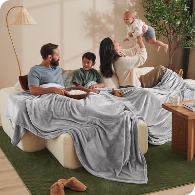 Microplush Fleece Bed Blanket by Bare Home