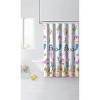 Mermaid Dreams Kids' Shower Curtain - Dream Factory: Light Blue Polyester, Easy Care, Kids Bathroom Decor - 2 of 4