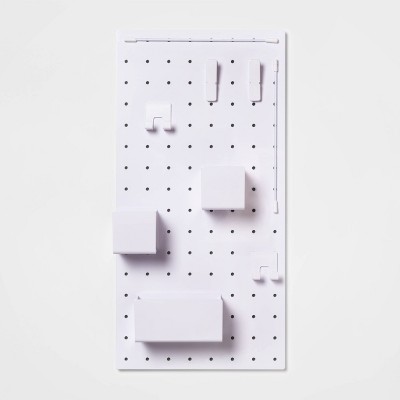 13"x26" Pegboard Set with Accessories Gray - Made By Design™