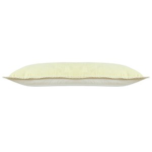 HomeRoots 14" X 36" Light Yellow Throw Pillow - 1 of 4