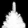 vidaXL Christmas Tree White PE (Polyethylene), Steel, Plastic Medium - 3 of 4