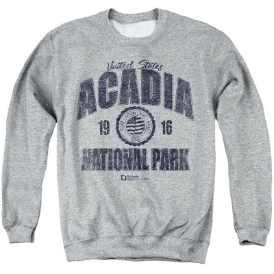 Men's Acadia National Park Established Date Crewneck Sweatshirt
