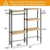 5-Tier Wood Over-the-Washer Dryer Storage Shelf 28" A+B - 2 of 4