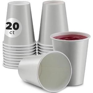 SparkSettings Disposable Paper Cups 9oz, 20 Pack - 1 of 4