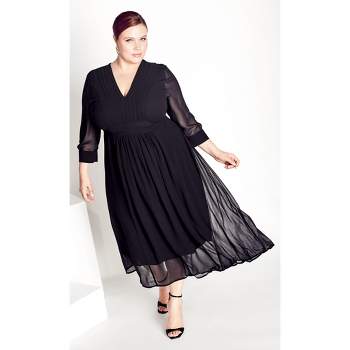 Women's Plus Size After Dark Dress - black | ARNA YORK