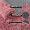 Blush Pink Shag Rug, Ultra Soft 1.7" Thick, Non-Slip, 100% Polyester, Modern Decor for Bedroom - 2 of 4