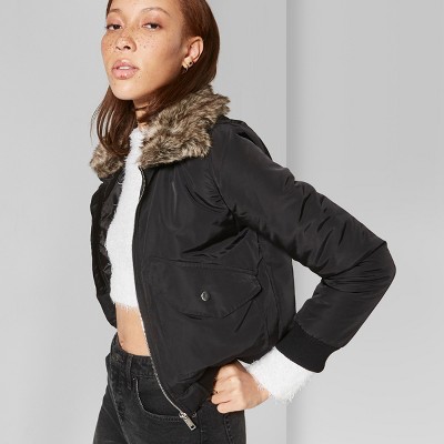 black bomber jacket target