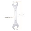 Unique Bargains High Carbon Steel Metric Thin Open End Wrench - 2 of 4