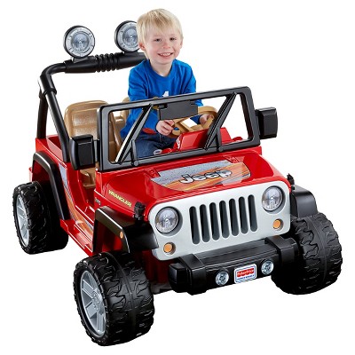 red jeep wrangler power wheels