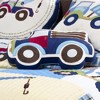 Trucks Appliqued Blue Kids Decorative Pillow - Levtex Home - 2 of 3