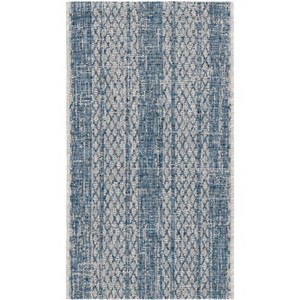 Courtyard CY8736 UV & Stain Resistant Non-Shedding Power Loomed Indoor/Outdoor Rugs - Safavieh - 1 of 4