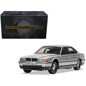 BMW 750iL Silver Metallic James Bond 007 "Tomorrow Never Dies" (1997) Movie Diecast Model Car by Corgi - 1 of 3