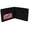 Adult Budweiser Black Bifold Wallet AOP Bowtie Deboss with ID Window - 4 of 4
