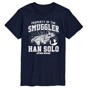 Men's - Star Wars - Property Of The Smuggler Han Solo Short Sleeve Graphic T-Shirt - 1 of 4