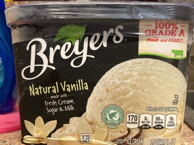 Breyers Homemade Vanilla Ice Cream Tub, 48 oz - City Market