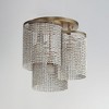 Maxim Lighting Fontaine 3 - Light Flush Mount in  Golden Silver - 4 of 4