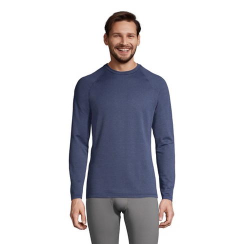 Lands' End Men's Tall Crew Neck Expedition Thermaskin Long Underwear ...