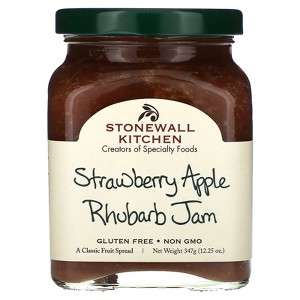 Stonewall Kitchen Strawberry Apple Rhubarb Jam, 12.25 oz (347 g) - 1 of 2