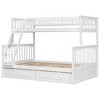 Merax Convertible Twin over Full Bunk Bed with Built-in Storage Drawers - 4 of 4