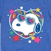 Boys' - Peanuts - Snoopy Groovy Heart Short Sleeve Graphic T-Shirt - 2 of 4