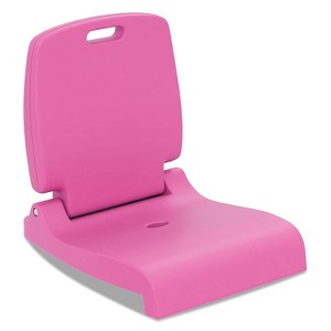 Costway Poolside Chair for Edge of Pool with Back Support & Handles Portable Picnic Chair White/Blue/Pink/Green - 1 of 4