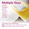 Strathmore 300 Series Sketch Pad, Glue Binding, 100 Sheets, 11x14 inch - 4 of 4
