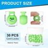 Unique Bargains Plastic Adjustable Draw String Clip Ends Spring-Loaded Buckle Round Cord Locks 30 Pcs - 2 of 3