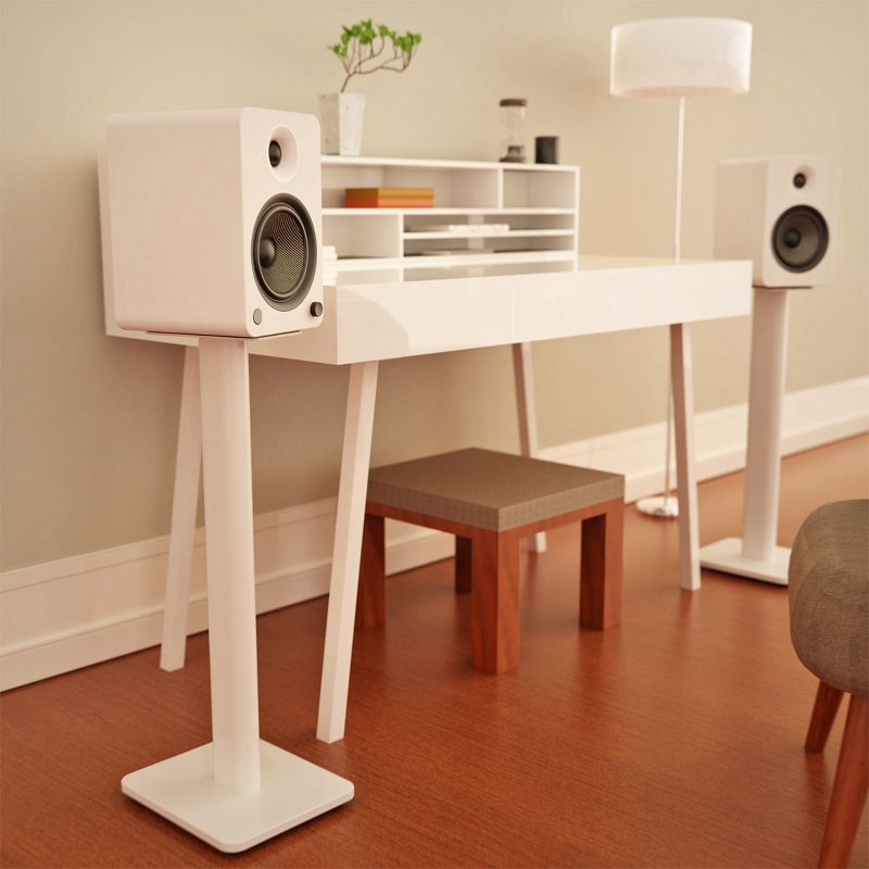 Kanto SP26PL 26" Bookshelf Speaker Stands with Rotating Top Plates and Cable Management - Pair, 2 of 16