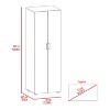NicBex Armoire Wardrob + Dresser with Double Doors & Shelves & Drawers for Bedroom - 3 of 4