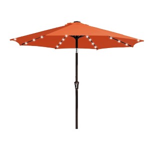 Hyleory 9FT Lighted Market Umbrella for All Seasons/ Size: 91.2" H x 108" W x 108" D - 1 of 4