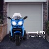 12V Racing Style Kids Ride-On Motorcycle Toy, 3-Wheel Electric Sport Bike with LED Wheel Lights, Music, Headlights & Training Wheels for Kids 3-6 - 2 of 4