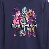 Boys' - Monster High - Group With Pets Long Sleeve Graphic T-Shirt - 2 of 4