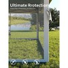13x13FT Pop Up Gazebo Canopy Tent with Mosquito Netting, Outdoor Patio Gazebo Backyard Tent for Party, Wedding, Outdoor Dining(Navy Blue+Hemp Grey) - 4 of 4
