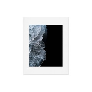 Deny Designs Michael Schauer Waves on a Black Sand Beach Art Print - 1 of 4