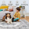 TROPOW Machine Washable Non Slip Non Shedding Rug Vintage Low Pile Foldable Rugs Oriental Medallion Stain Resistant Carpet for Bedroom - 4 of 4