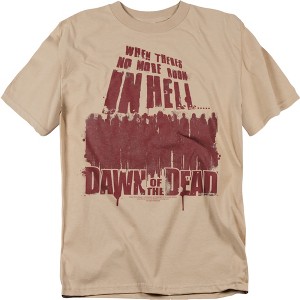 Dawn Of The Dead  No More Room Adult T-Shirt - 1 of 4