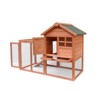FURNIinspire Easily-assembled Wooden Rabbit House Chicken Coop Kennels, 48.03"*20.86"*36.22" - 3 of 4