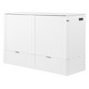 YOOCOZZ Queen Size Murphy Bed & Wall Bed with Bottom Drawer and Charging Ports - White - 3 of 4