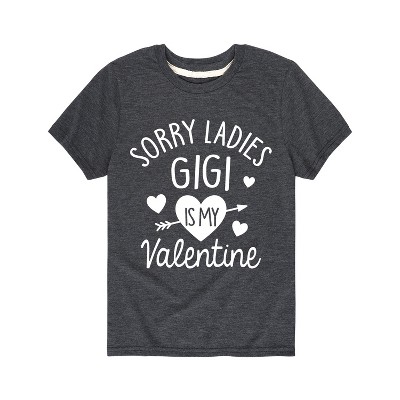 Boys' - Instant Message - Sorry Ladies Gigi Is My Valentine Short Sleeve Graphic T-Shirt