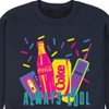 Men's - Coca-Cola - 90's Retro Always Cool Graphic Fleece Sweatshirt - 2 of 4