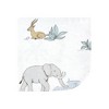 Hudson Baby Infant Boy Flannel Cotton Washcloths, Boy Safari World 10-Pack, One Size - 3 of 4