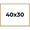 PosterPalooza | Classic Modern Gold Picture Frame - UV Acrylic, Backing Board, Hanging Hardware Included - 2 of 4