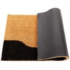 Juvale Cat Doormat for Outdoor Entrance, Beware of the Cat Coir Welcome Mat for Front Door, 17x30 in - 4 of 4