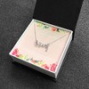 To My Love Greeting Card Sterling Silver Love Necklace Womens Ginger Lyne Collection - 2 of 4